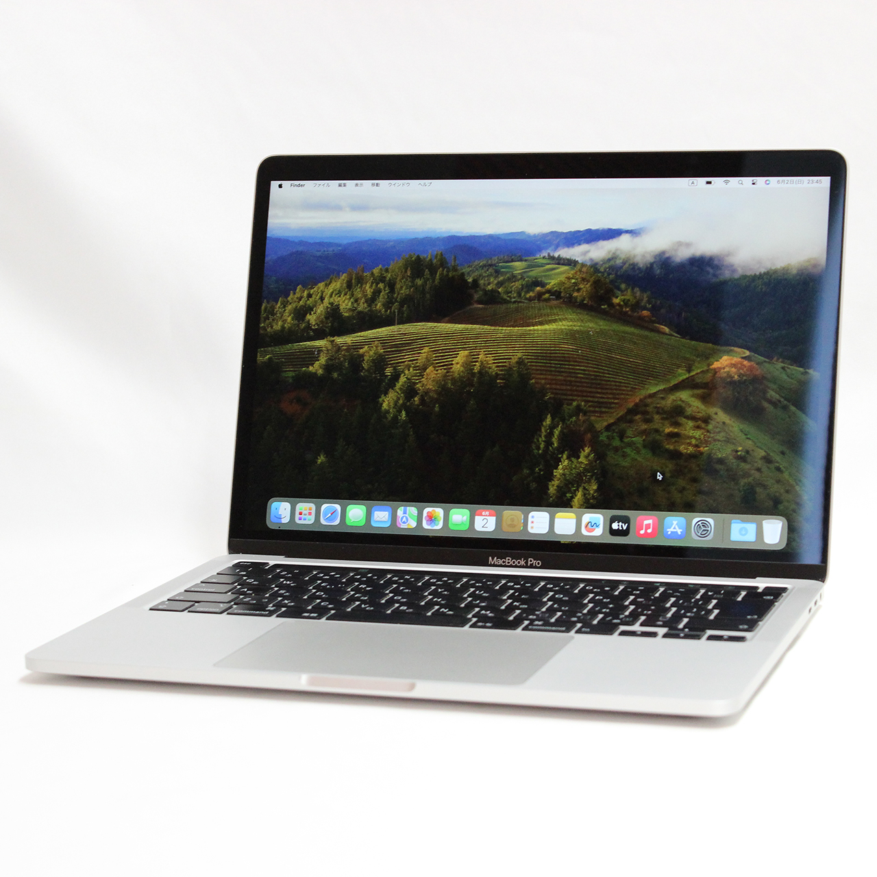 MacBook Pro 13.3 インチ (2020) シルバー - Core i7 2.3 GHZ - SSD